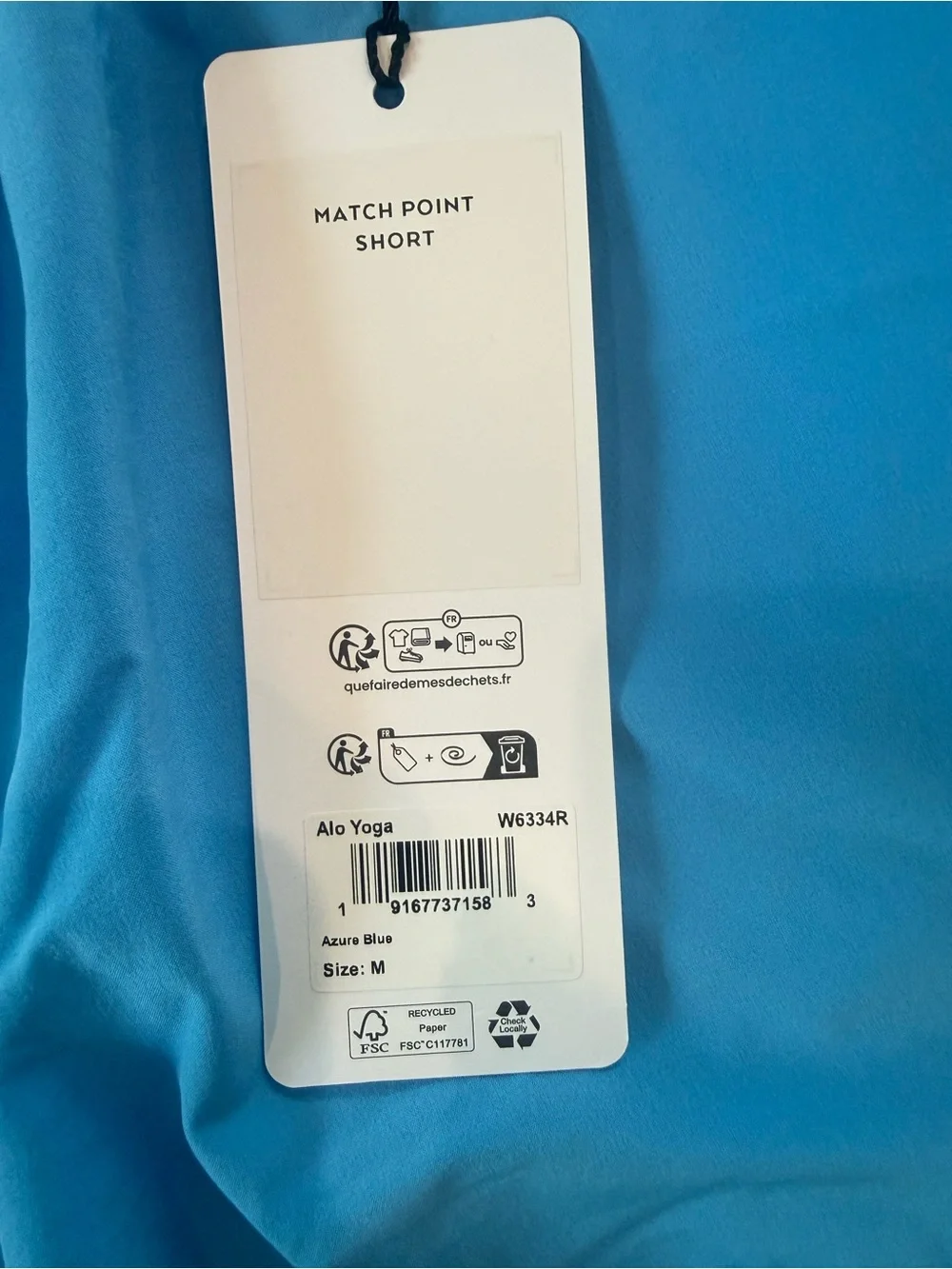 🩵NWT 🩵ALO Yoga Match Point Shorts Medium